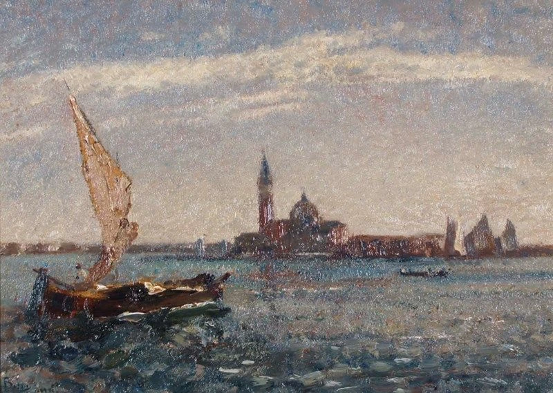 Barconi davanti a San Giorgio